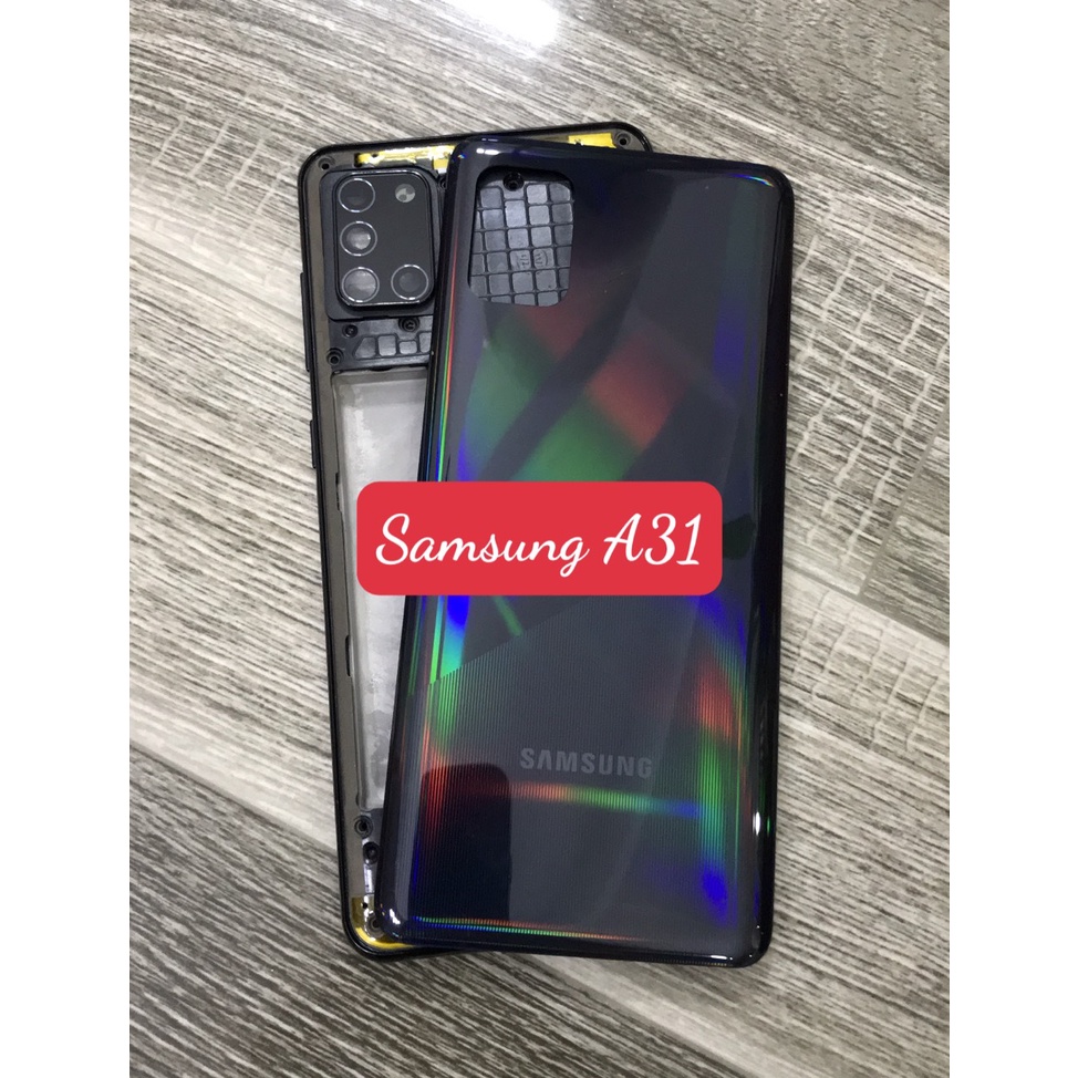 Bộ xương vỏ samsung A31 zin