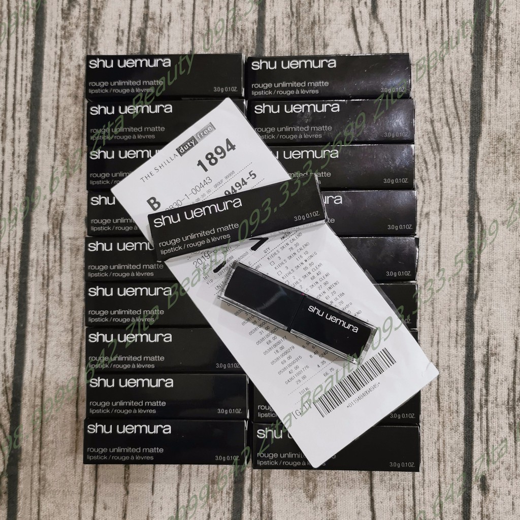 [Duty Free] Son lì Shu đen mới 2019 Shu Uemura Rouge Unlimited Matte | BigBuy360 - bigbuy360.vn