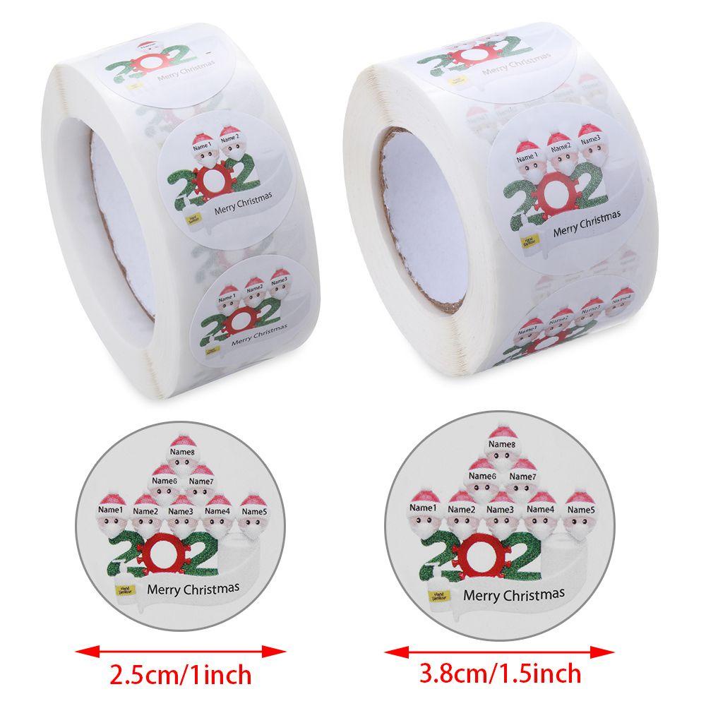 Set 500 Miếng Dán Ghi Chú Trang Trí Giáng Sinh