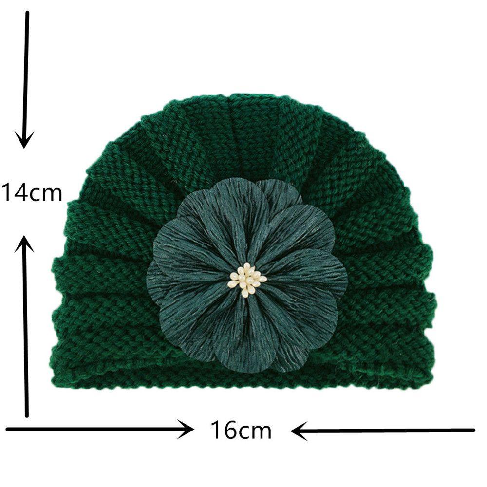 Mũ Beanie Dệt Kim Đính Hoa Thời Trang Thu Đông