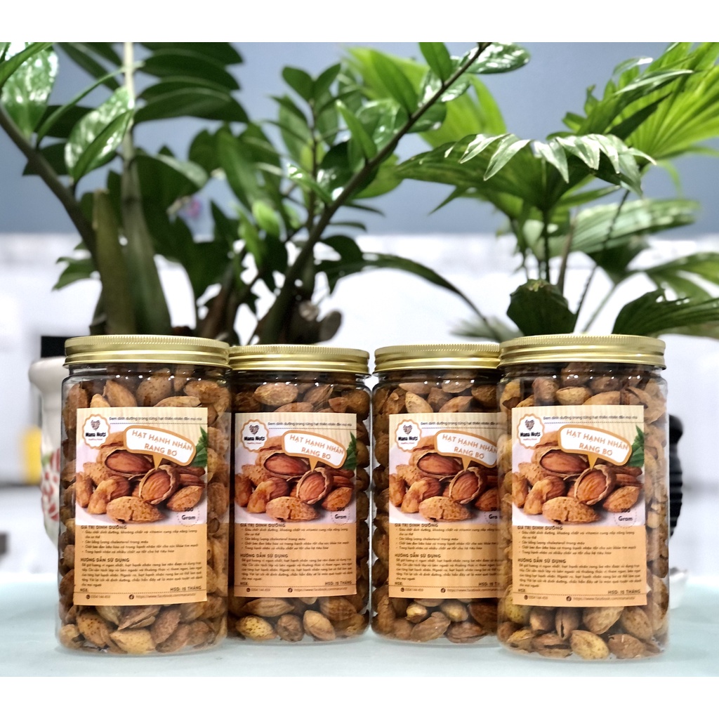 Hạt hạnh nhân rang bơ 500gr