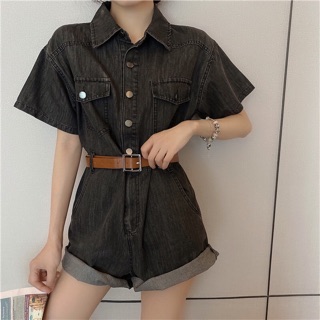 Set đồ jeans liền thân