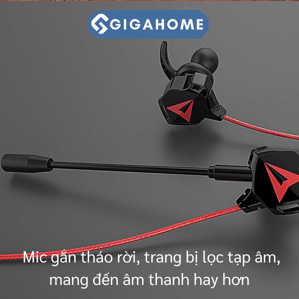 Tai Nghe Gaming GIGHOME Chuaant Type-C/3.5mm Có Mic Âm Thanh Chuyên Game Mobile 6316