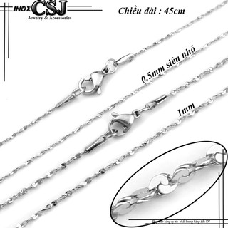 DÂY CHUYỀN NỮ INOX ĐẸP KHÔNG ĐEN CAO CẤP ĐẸP MÊ LY D028