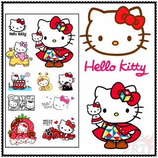 [Hàng mới về] Tấm hình xăm dán tạm thời họa tiết Hello Kitty chống thấm nước quyến rũ