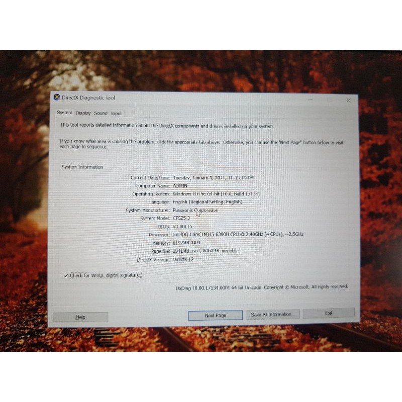 Laptop Panasonic cf-sz5 nhẹ 0.9kg 12.1" FHD 4gb 128gb | BigBuy360 - bigbuy360.vn