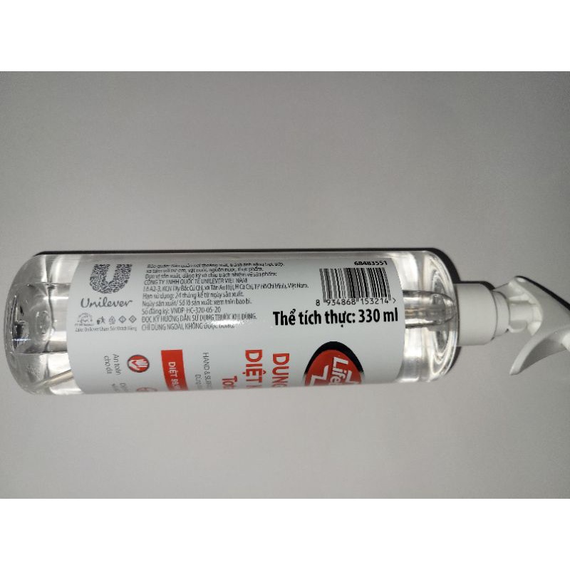 Chai xịt Dung dịch diệt khuẩn total 10 Lifebuoy