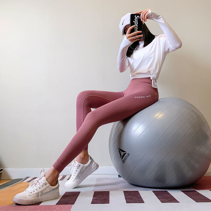 Quần tập thể dục nữ co giãn legging thể thao quần chạy tập luyện nâng hông quần yoga -LS1006