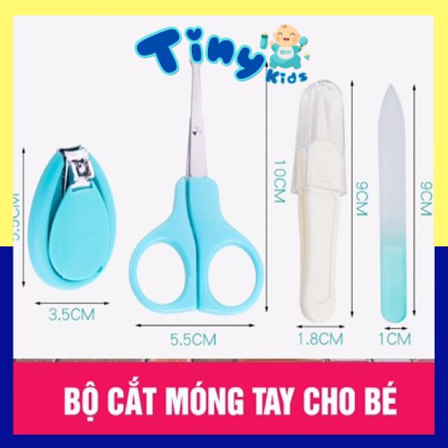 Bộ Bấm Móng Cho bé, Bấm Móng Tay Móng Chân Cho Trẻ Em Bộ 4 Chi Tiết- Tiny Kids