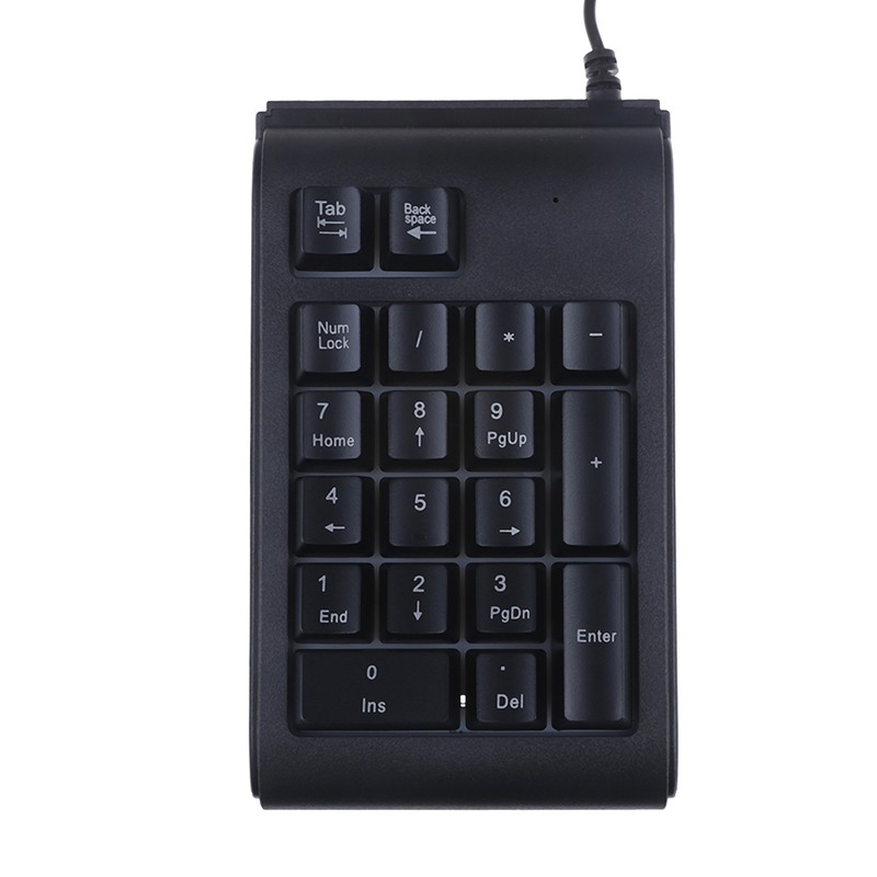 {factoryoutlet} 19 Keys number keyboard USB wired mechanical numpad mini numeric Keypad with LED adover