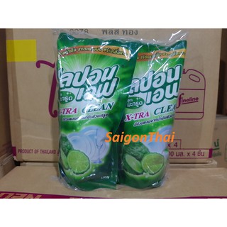 (SGT) Nước rửa chén LiponF túi 500ml hương Chanh Thái Lan