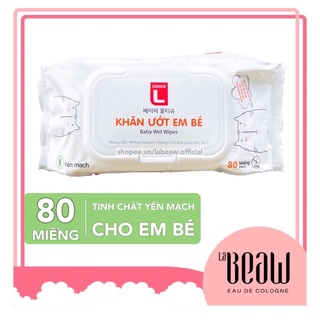 Khăn ướt CHOICE L 80 TỜ không cồn không mùi dành cho em bé cực an toàn