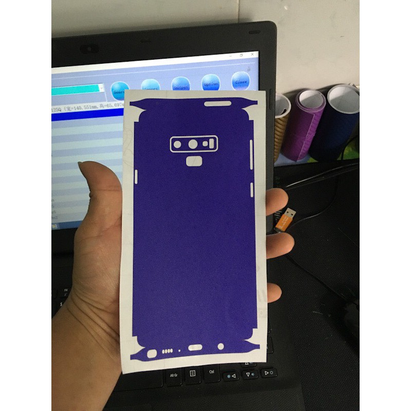 Miếng Dán Skin nhám Full viền cho Samsung Note 9 / Note 8 / Note 10 / chống trầy xước,chống bẩn,chống bám vân tay