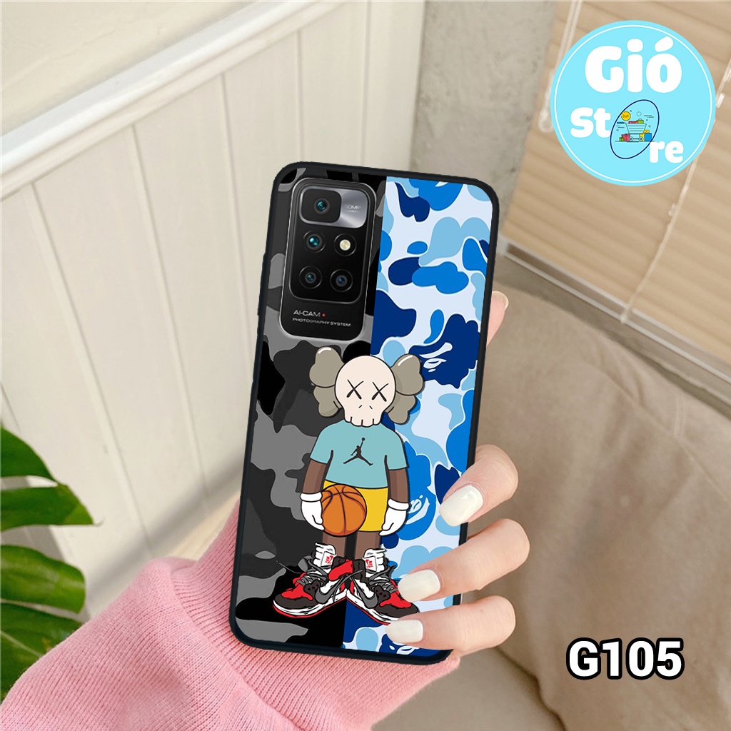 Ốp lưng Xiaomi REDMI 10 - Ốp điện thoại Xiaomi in hình kaws họa tiết hoạt hình đáng yêu,bền,đẹp