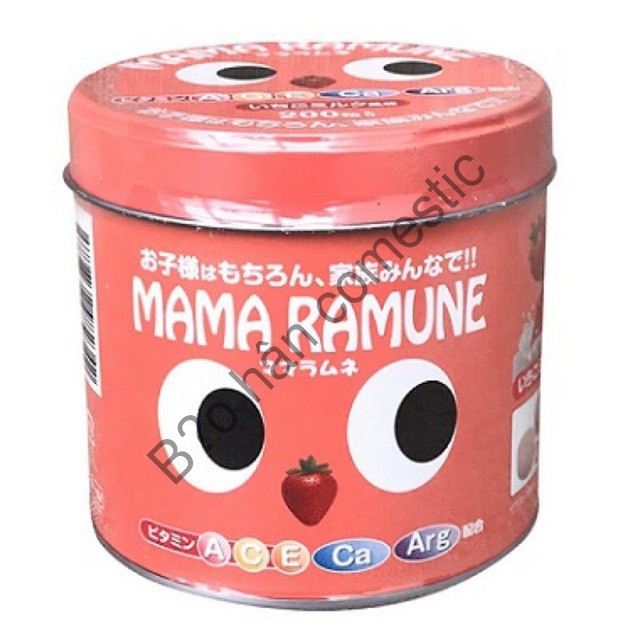 Kẹo Biếng Ăn Cho Trẻ Mama Ramune Kowa Của Nhật 200 Viên Kích Thích Ăn Ngon hàng chuẩn nhật