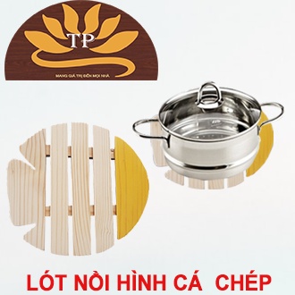 Đế Lót NồI Hình Cá Chép -Dùng lót nồi, Xoang, Chảo, Dùng trang trí