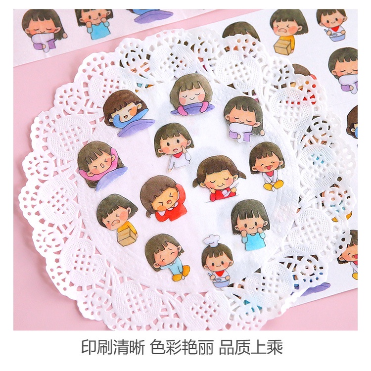 Miếng Dán Trang Trí Sổ Tay Dễ Thương DIY