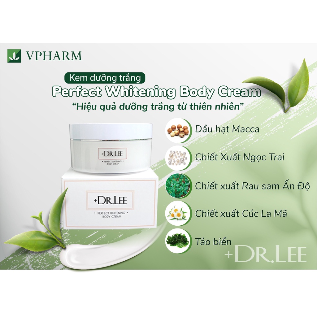 Kem dưỡng trắng Perfect whitening Body Cream +Dr.lee. Sản phẩm được các chuyên gia khuyên dùng thành phần thiên nhiên | Shopee Việt Nam