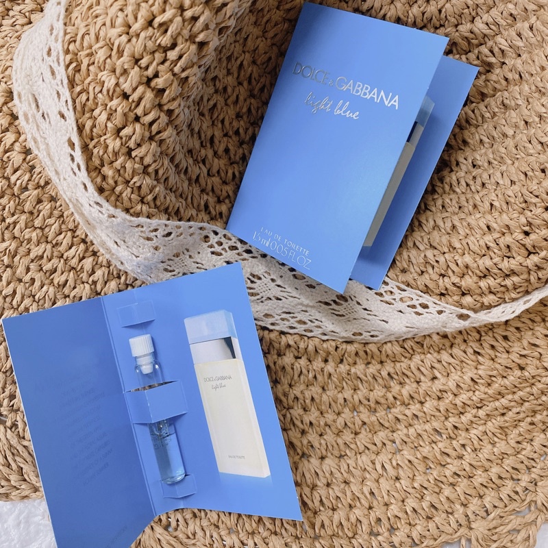 [ VIAL 1.5ML] Nước hoa Dolce & Gabbana Light Blue | Thế Giới Skin Care