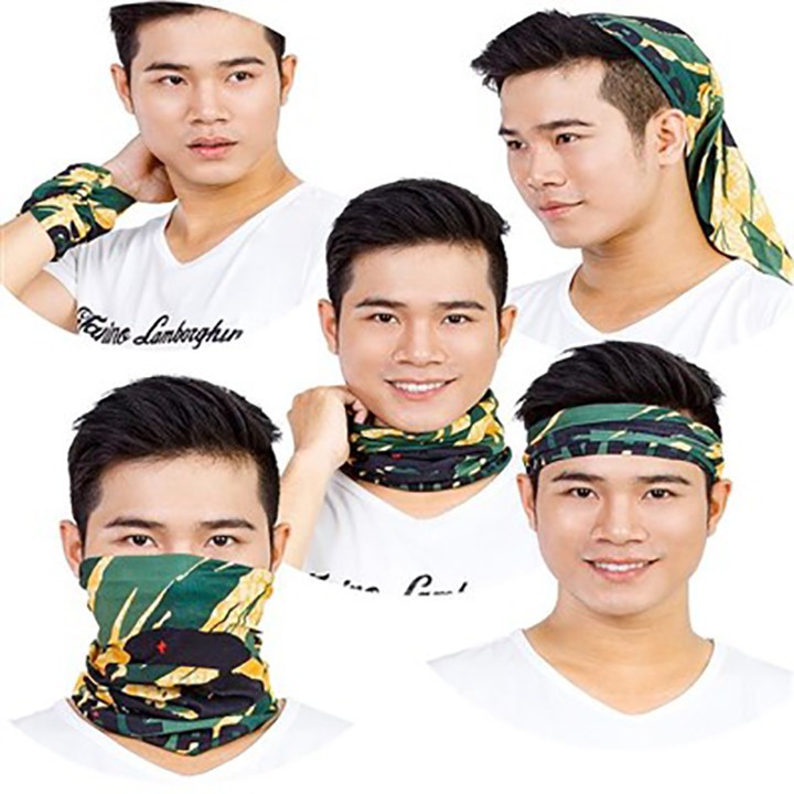 [ Giá Rẻ ] Khăn Phượt đa năng Việt Nam HEAD GEAR ( Bộ 10 cái )