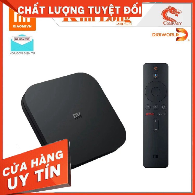 [Giá KM] Mibox S 4K Bản Global tìm kiếm giọng nói Tiếng Việt - Bảo hành chính hãng 12 tháng Digiworld - hàng chất lượng,