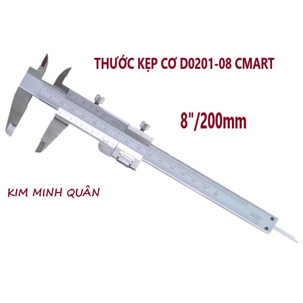 Thước Kẹp Cơ 200mm/8&quot; D0201-08 CMART