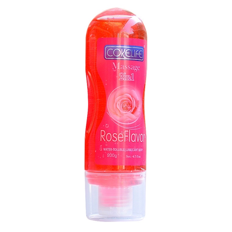 Gel Bôi Trơn 2in1 Cokelife Rose flavor, hương hoa hồng, gốc nước 100ml