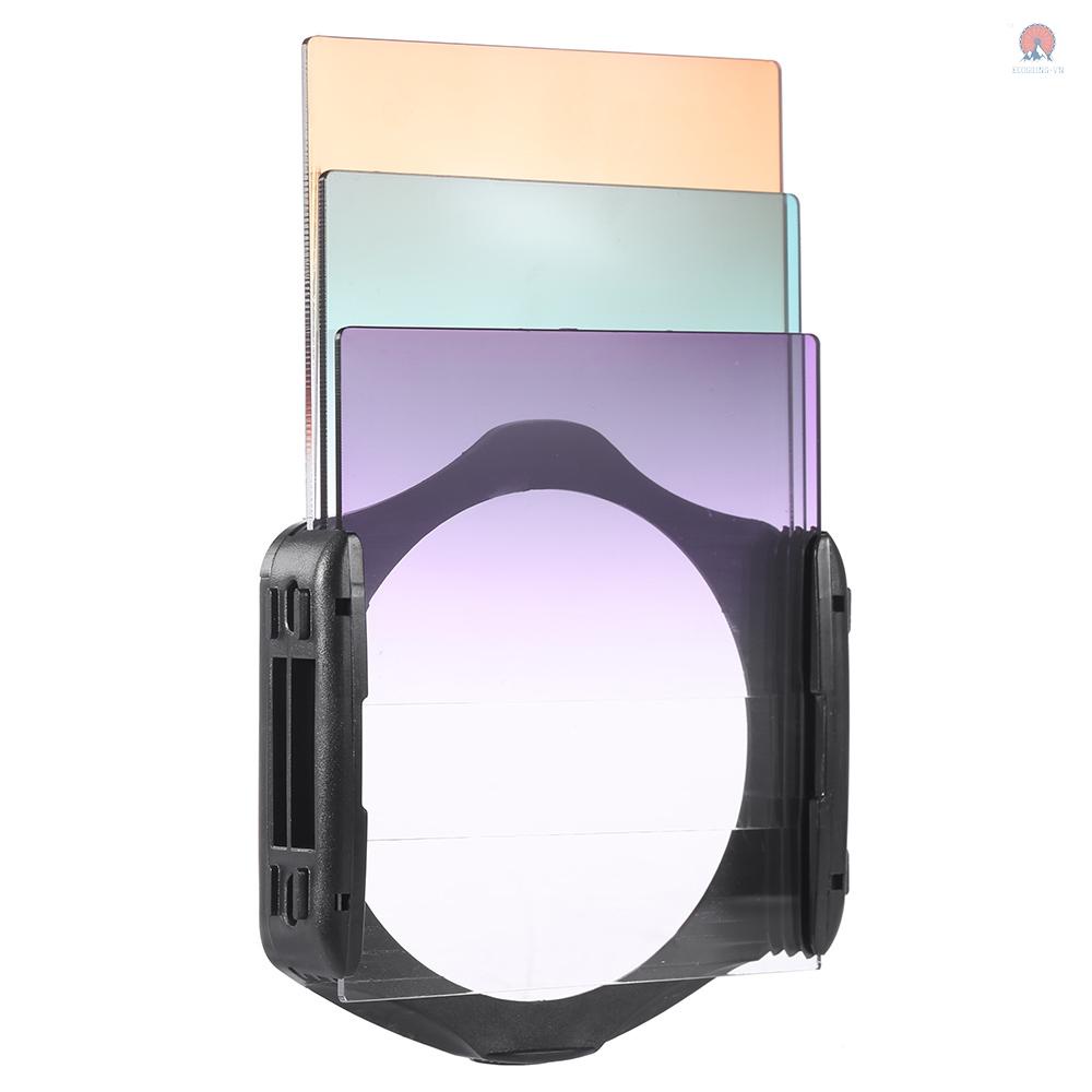 ANDOER Set 13 Bộ Lọc Vuông Màu Gradient Cho Cokin P Series Kèm Bộ Chuyển Đổi 52mm