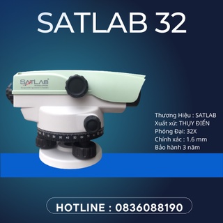 Máy thủy bình satlap 32 - chính hãng thụy điển. chân mia giao riêng. bảo hành 3 năm