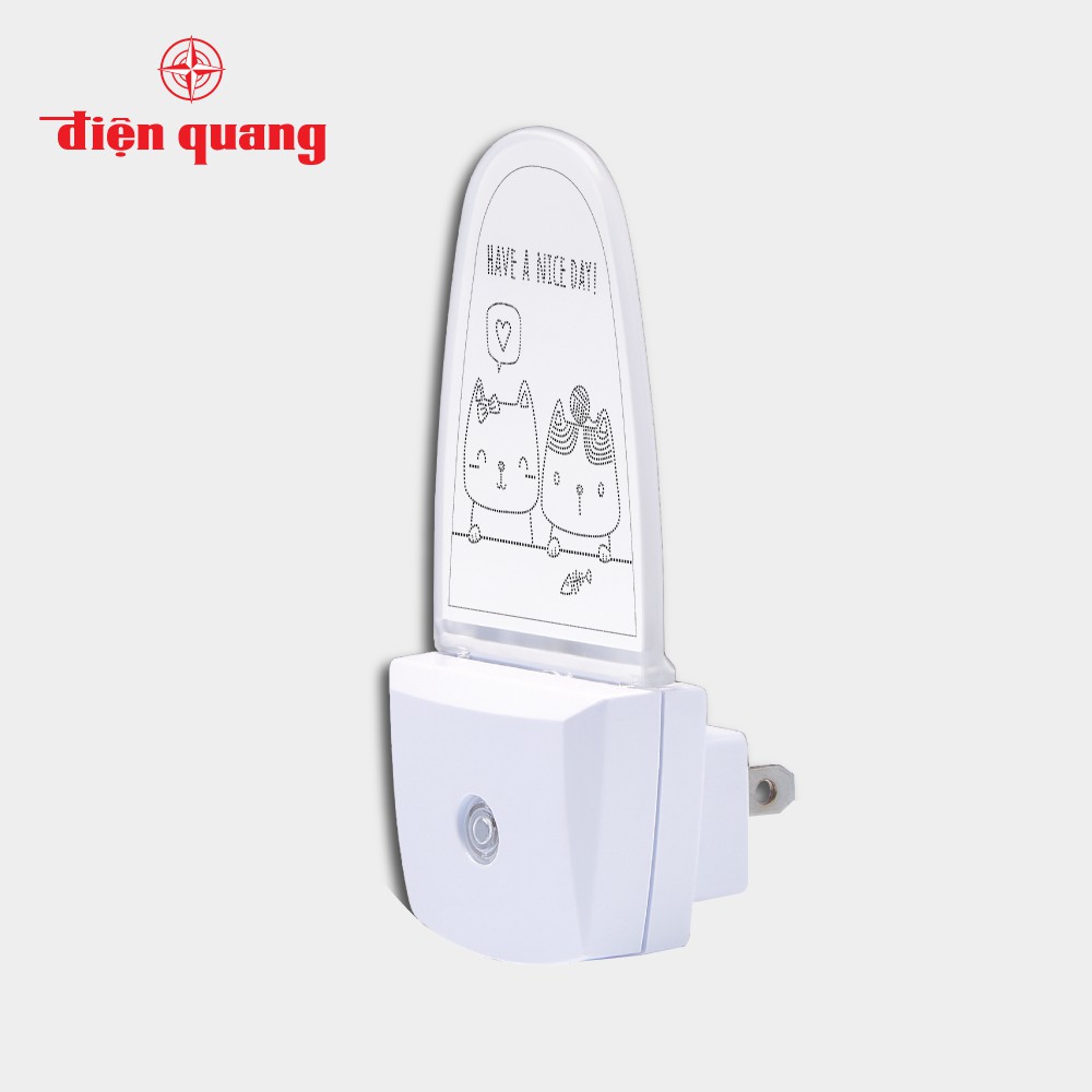 Đèn ngủ cảm biến LED Điện Quang ĐQ LNL10 (Cảm biến quang, ánh sáng trắng)