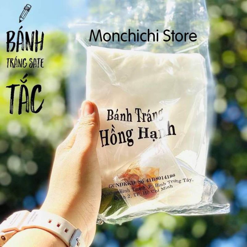 [Mã 267FMCGSALE giảm 8% đơn 500K] Bánh tráng hồng hạnh sate tắc