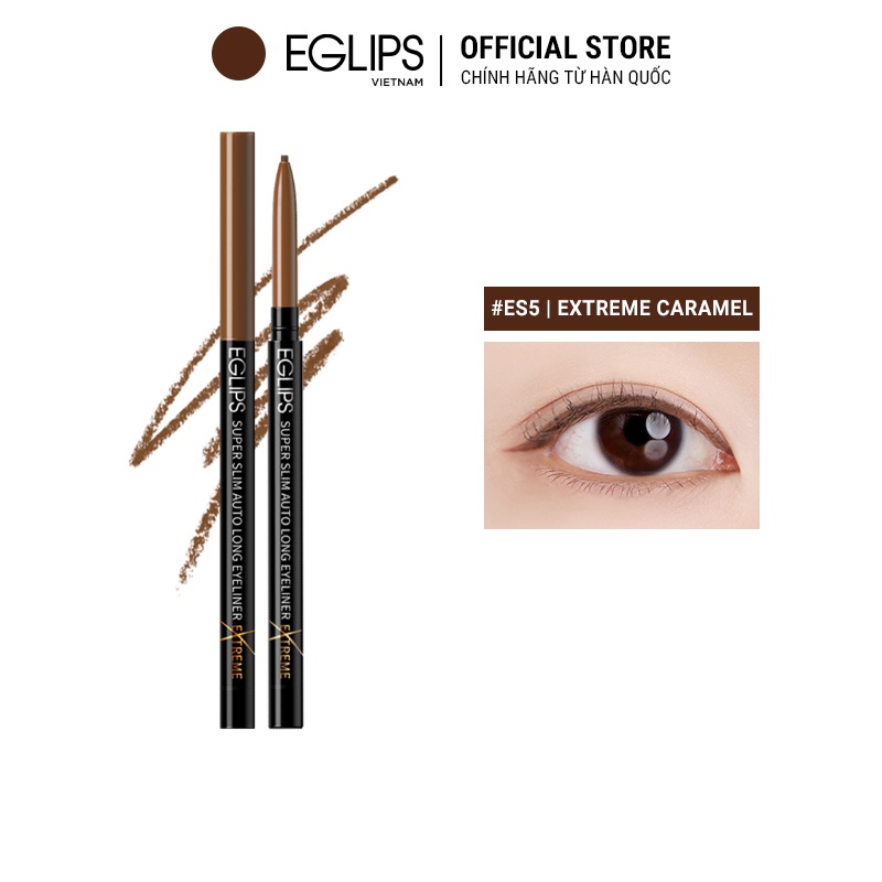 Kẻ mắt Eglips Super Slim Auto Long Eyeliner EXTREME EDITION (Phiên bản mới đầu siêu nhỏ) 0.05g