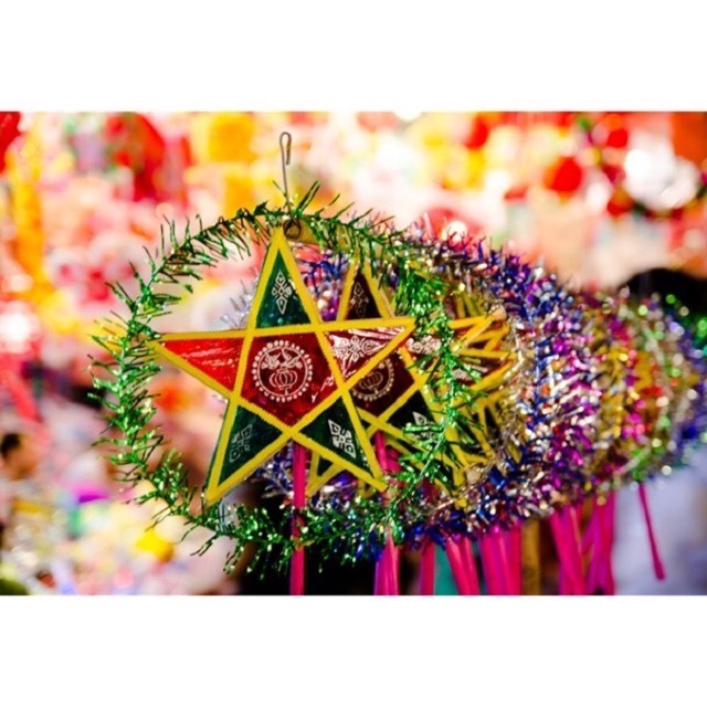 Đèn ông sao 25-50cm làm đồ chơi,trang trí Trung Thu- HN5