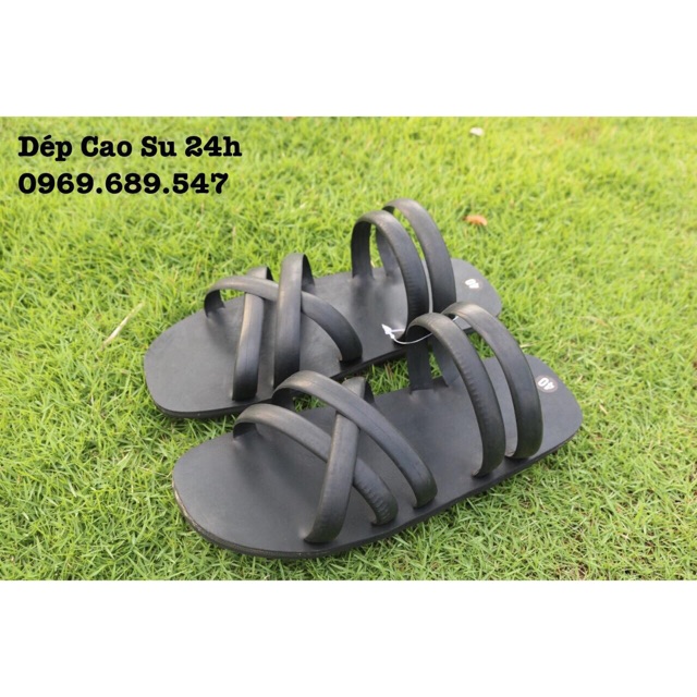 Dép Cao Su Bác Hồ Quai Chéo