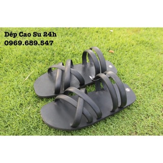 Dép Cao Su Bác Hồ Quai Chéo