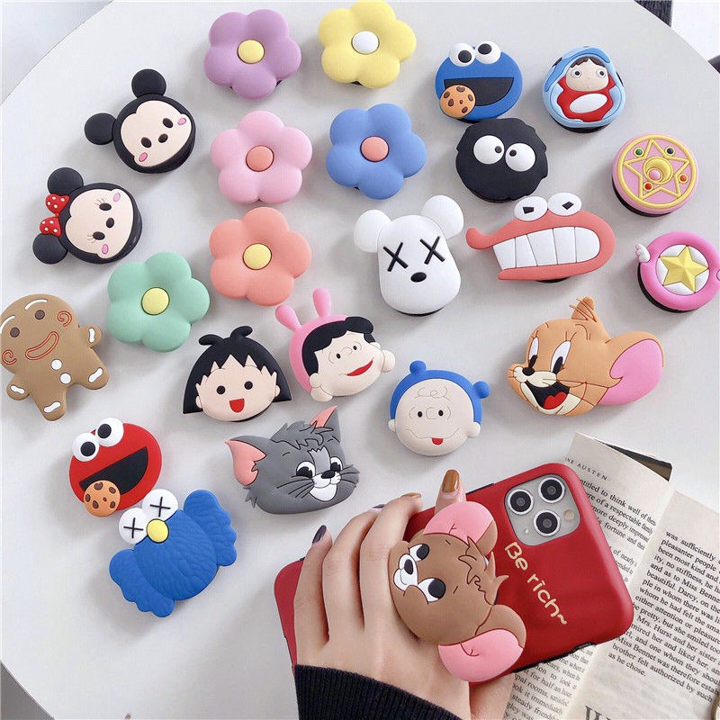 Giá đỡ điện thoại phối hoạ tiết hoạt hình độc đáo đẹp mắt | BigBuy360 - bigbuy360.vn