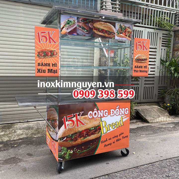 Xe bánh mì đẹp 1M