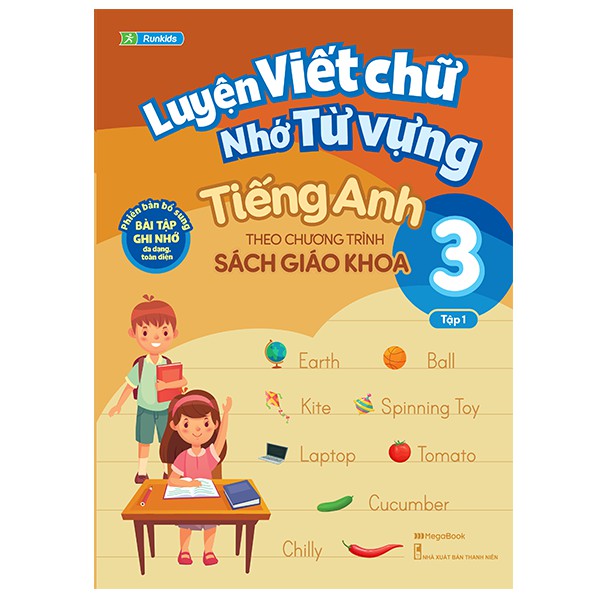 Hộp Khóa Học Tiếng Anh Online Chuẩn Sách Giáo Khoa Tại Nhà Megastudy Lớp 3 (Tặng Kèm 2 Cuốn Luyện Viết)