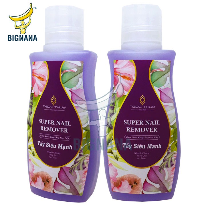 Nước Rửa Móng Tay Cao Cấp, Tẩy Siêu Sạch, Nhanh Chóng, Có Vitamin Không Làm Khô Da, Chai 125ml