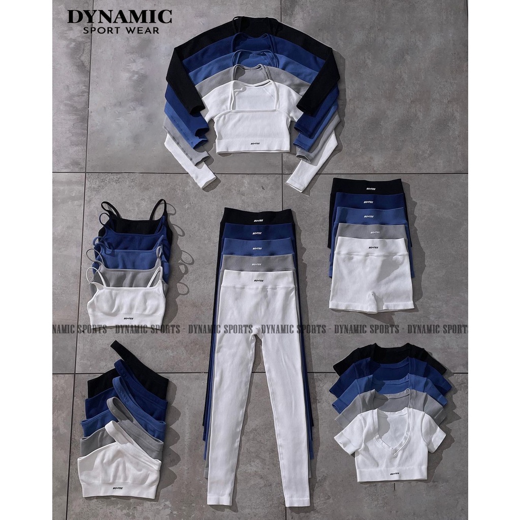 Tách lẻ Quần dài / Short/ Bra / Croptop / Áo dài tay tập Gym, Yoga, Aerobic Thể Thao nữ Trinity
