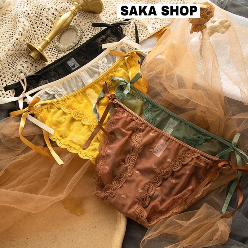 Quần lót nữ ren cao cấp mịn mát SaKa Shop nhiều màu