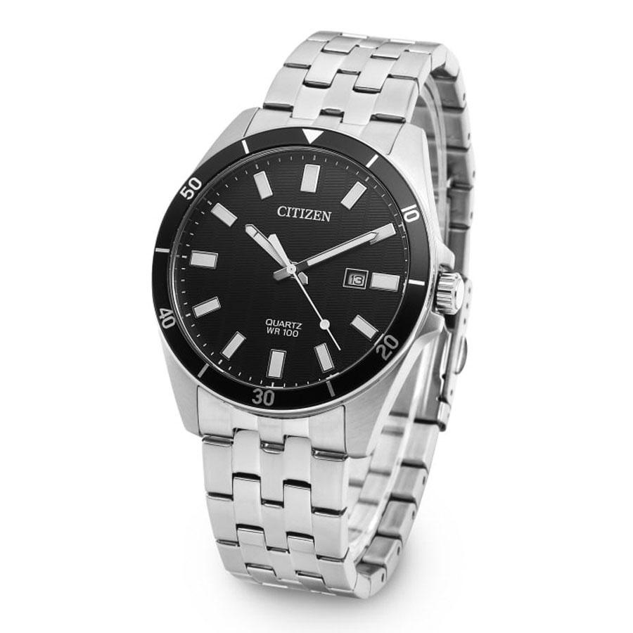 Đồng Hồ Nam Citizen Dây Thép Không Gỉ BI5050-54E - Mặt Đen