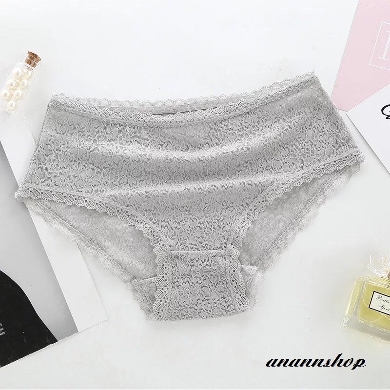 ( Anannshop ) Quần lót ren hoa xinh xắn thiết kế viền ren gợi cảm | BigBuy360 - bigbuy360.vn