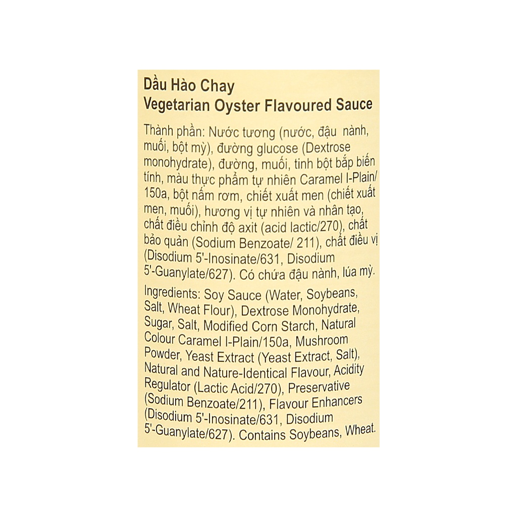 Dầu hào chay Lee Kum Kee 510g