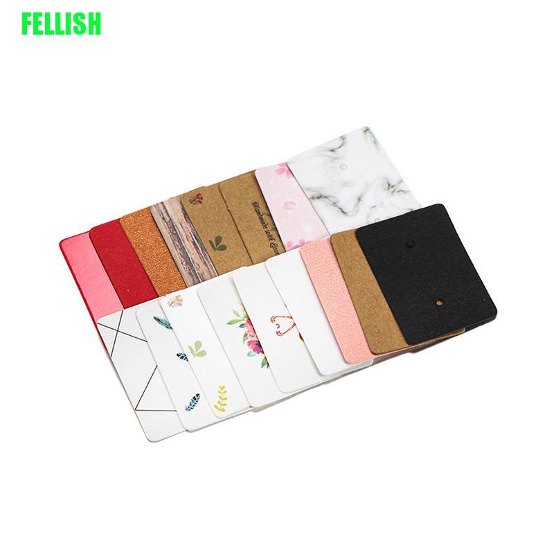 Set 100 Thẻ Treo Trưng Bày Bông Tai Tiện Dụng