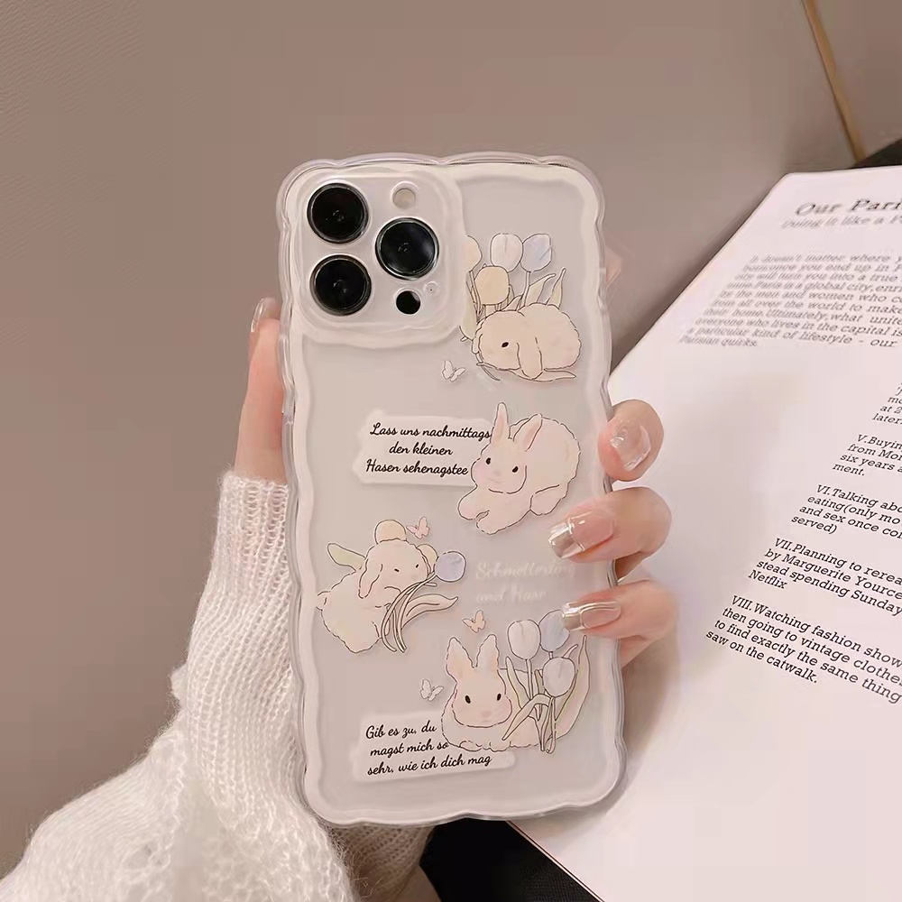 Ốp Điện Thoại Tpu Mềm Viền Lượn Sóng Màu Trong Suốt iPhone 13 13pro 13prm iPhone 11 7Plus 8Plus Xr XS 13 12 Pro Max