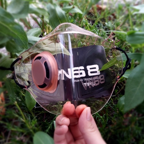 Kẩu Trang Nhựa VN68 FACE SHIELD MASK _MẶT NẠ CHỐNG GỊOT BẮN