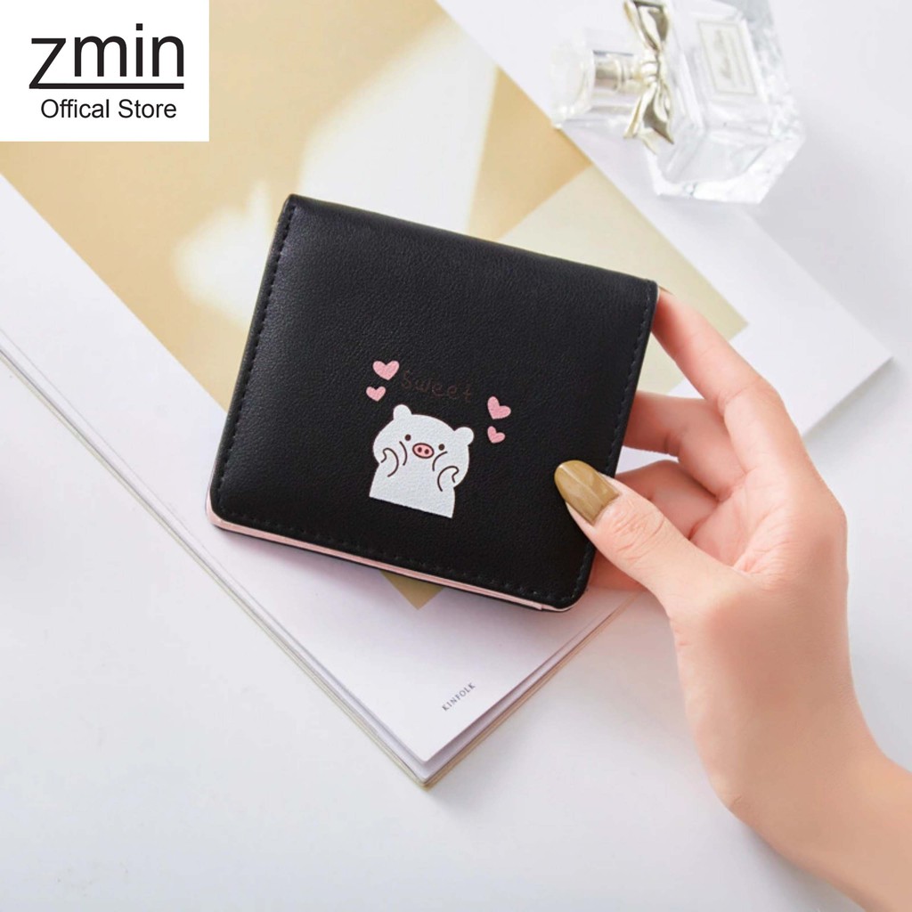 Ví nữ mini cầm tay Zmin, chất liệu cao cấp có thể bỏ túi - V005