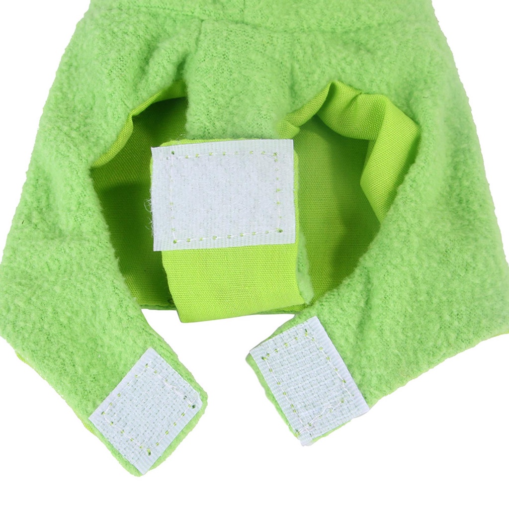 Áo khoác có mũ hình ếch dễ thương giữ ấm mùa đông cho chim vẹt