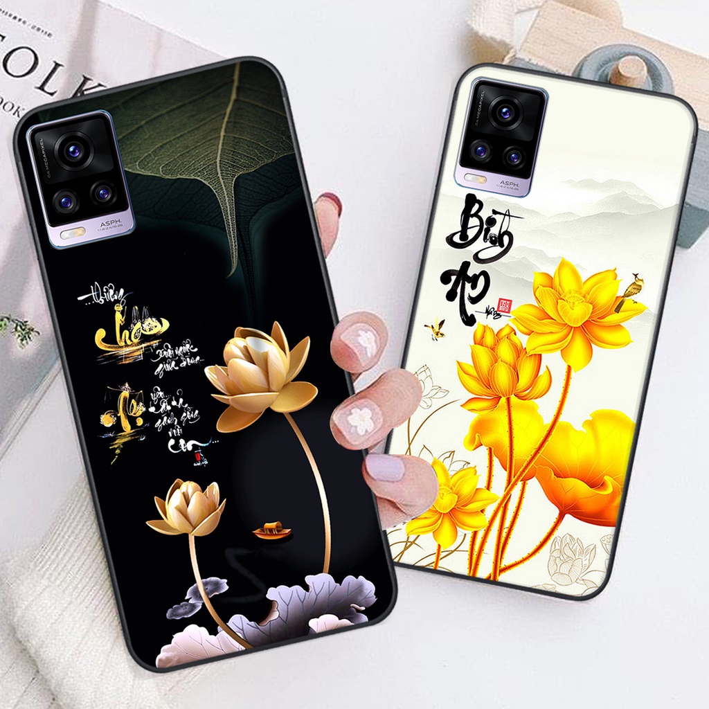 Ốp lưng Vivo V20 in hình chữ tài chữ lộc, Cha Mẹ, bình an SIÊU ĐẸP